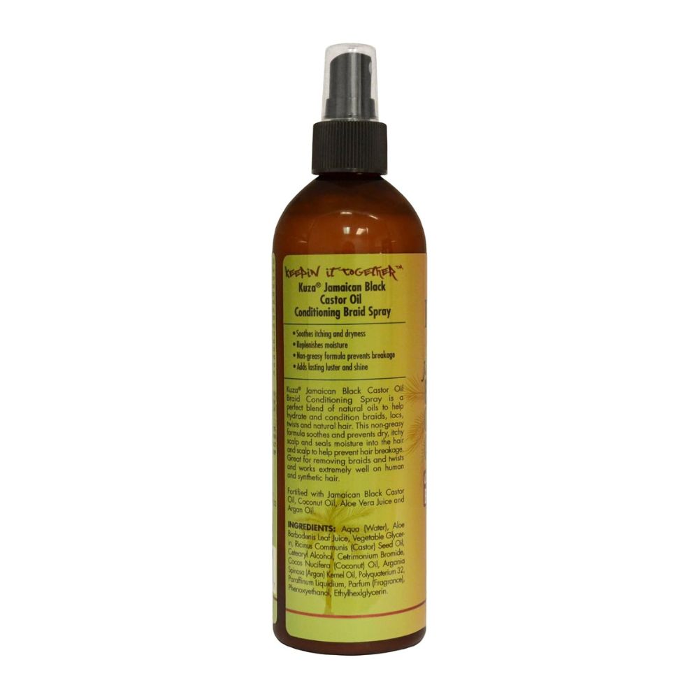 Kuza Jamaican Black Castor Oil Conditioning Braid Spray