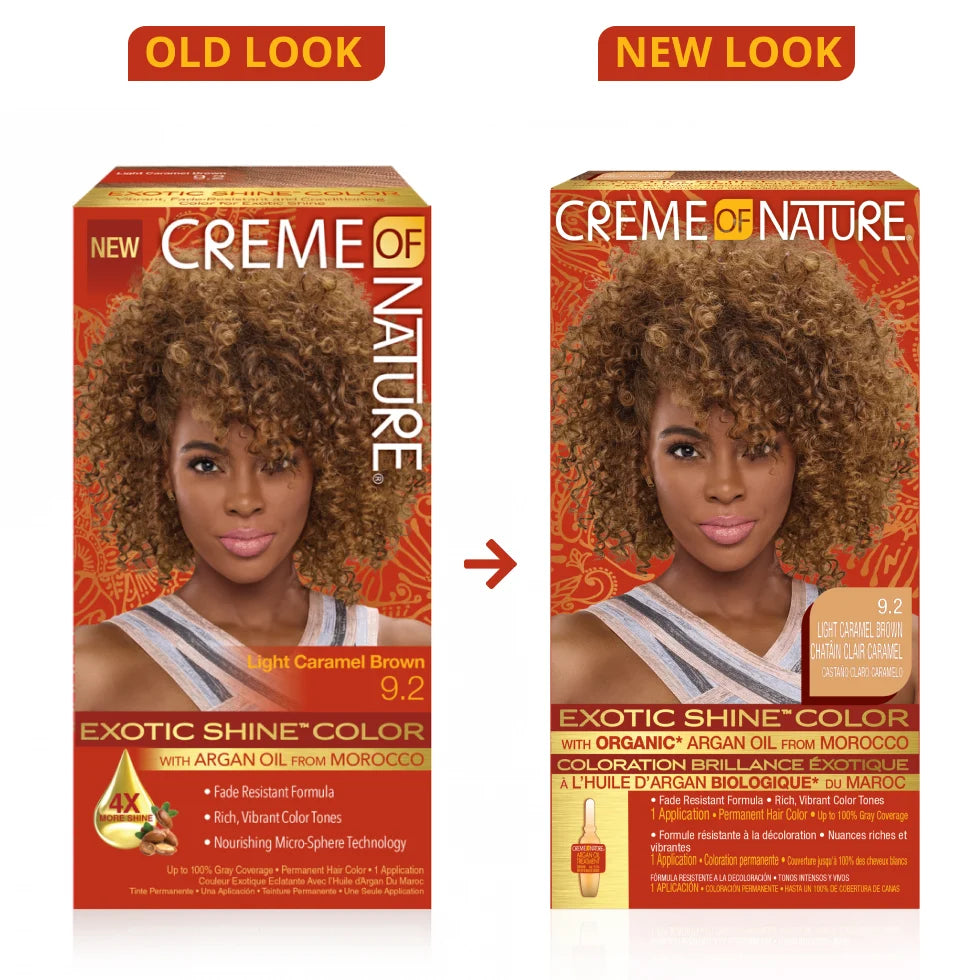 Creme Of Nature Exotic Shine Permanent Hair Colour With Argan Oil