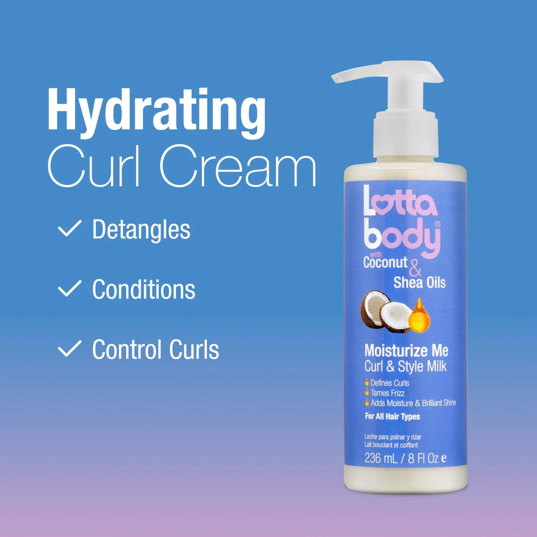 Lottabody Moisturize Me Curl & Style Milk