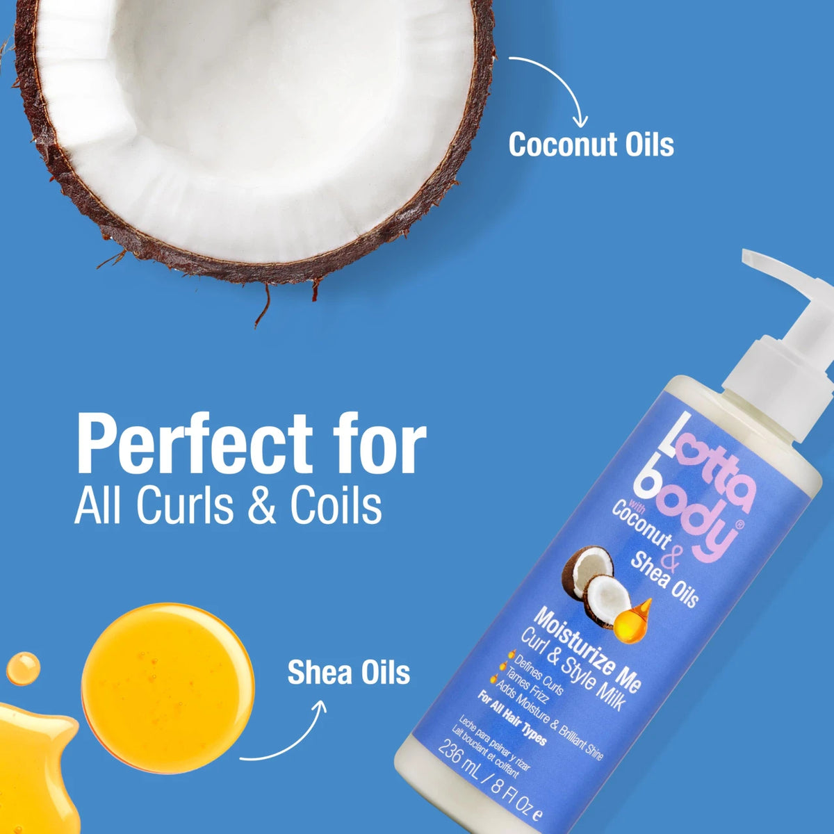 Lottabody Moisturize Me Curl & Style Milk