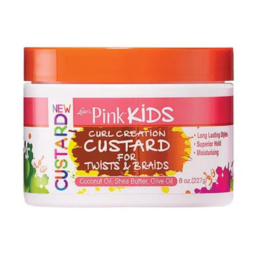 Luster's Pink Kids Curl Creation Custard For Twists & Braids