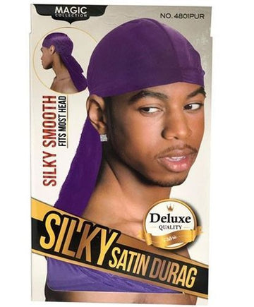 Magic Men's Silky Satin Durag Purple 4801pur