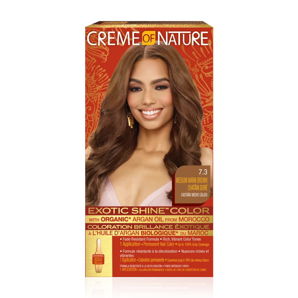 Creme Of Nature Exotic Shine Permanent Hair Colour With Argan Oil