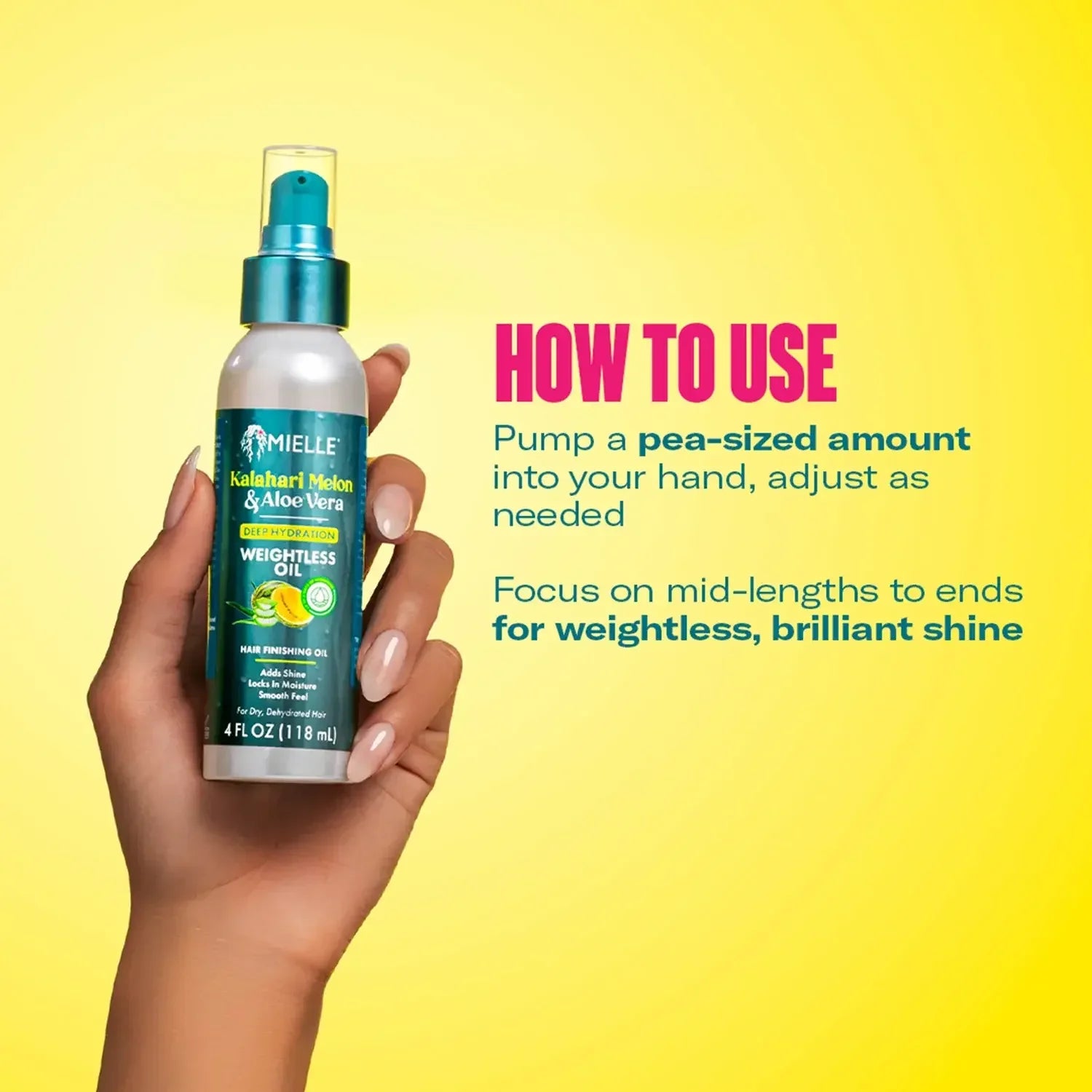 Mielle Kalahari Melon & Aloe Vera Weightless Oil