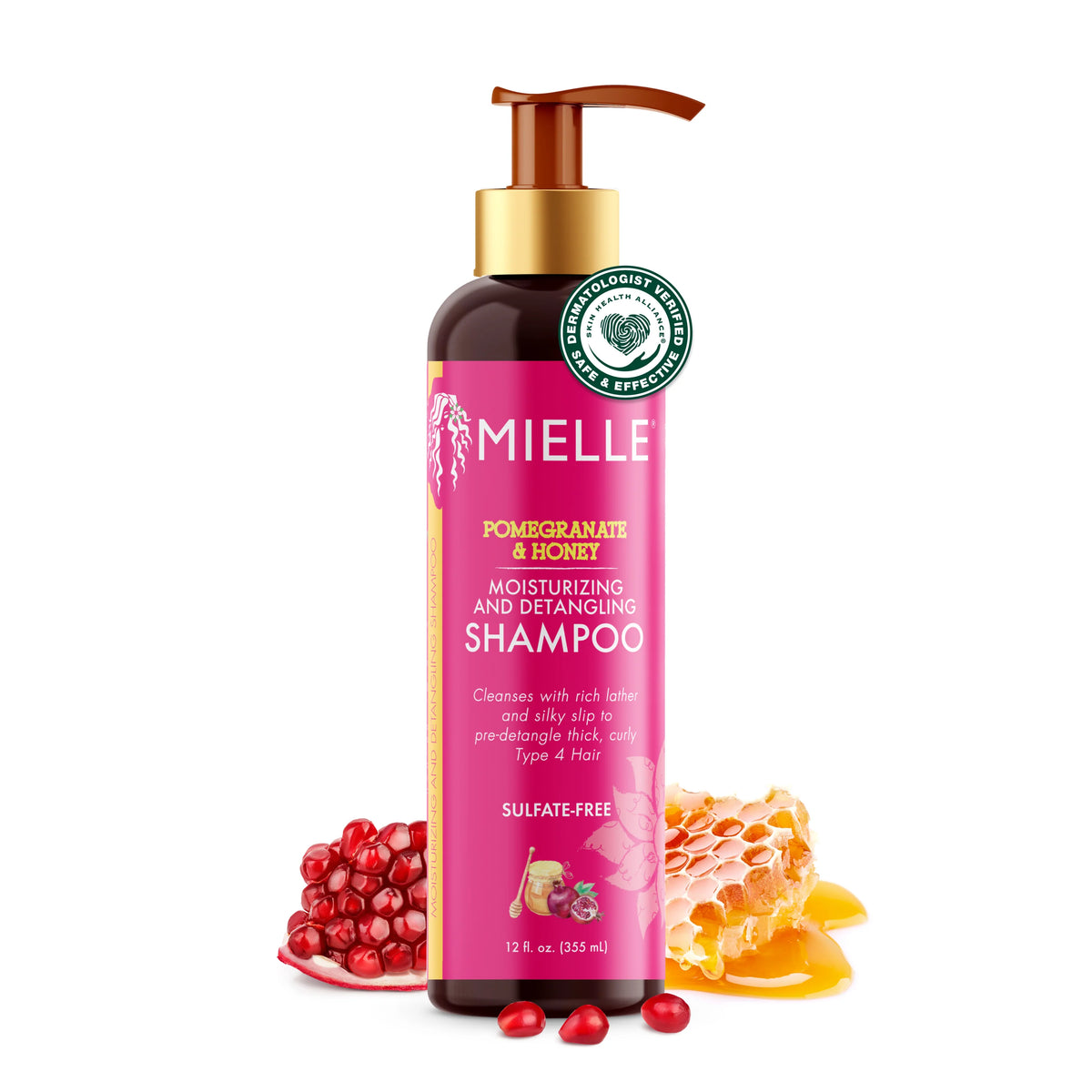 Mielle Organics Pomegranate And Honey Moisturizing And Detangling Shampoo