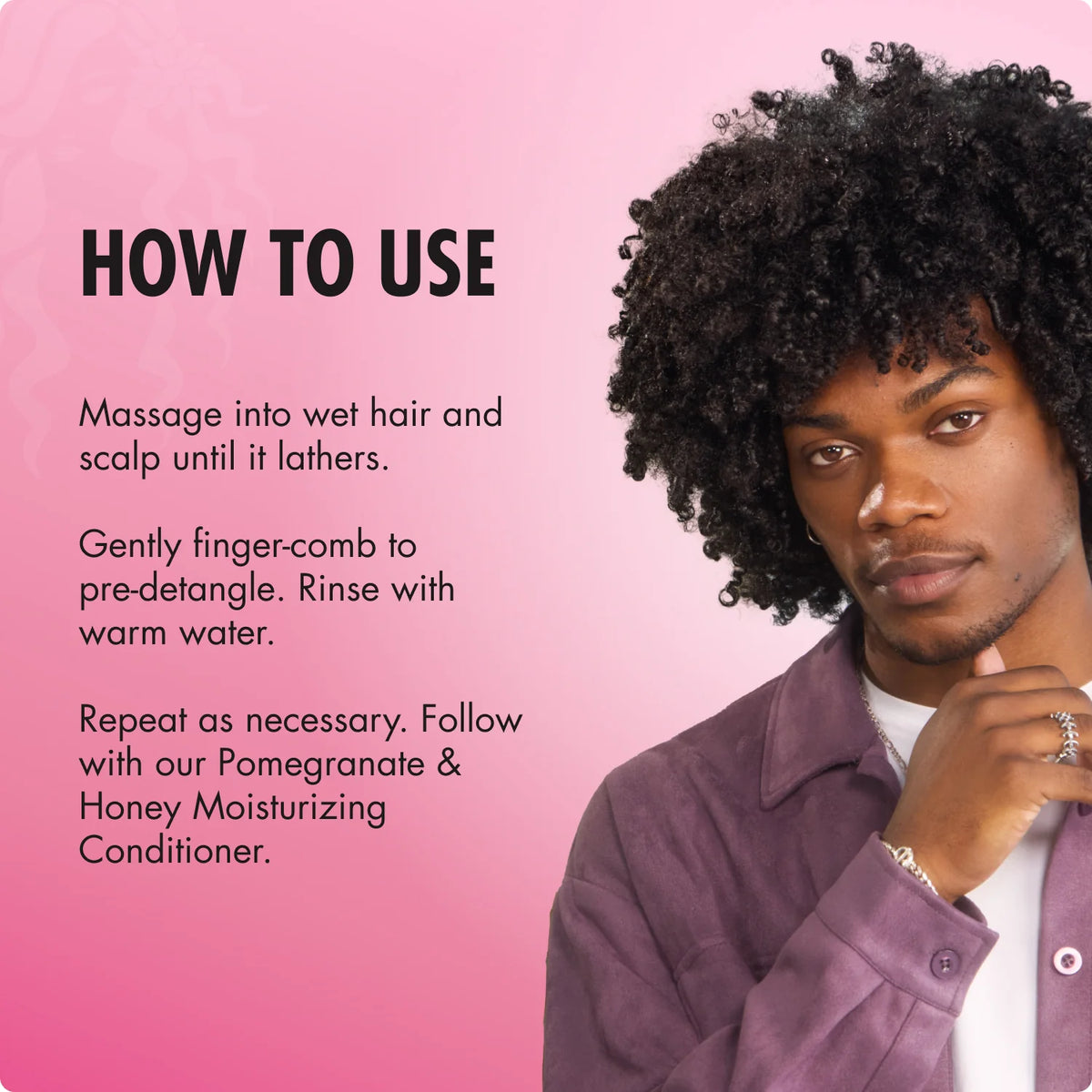 Mielle Organics Pomegranate And Honey Moisturizing And Detangling Shampoo