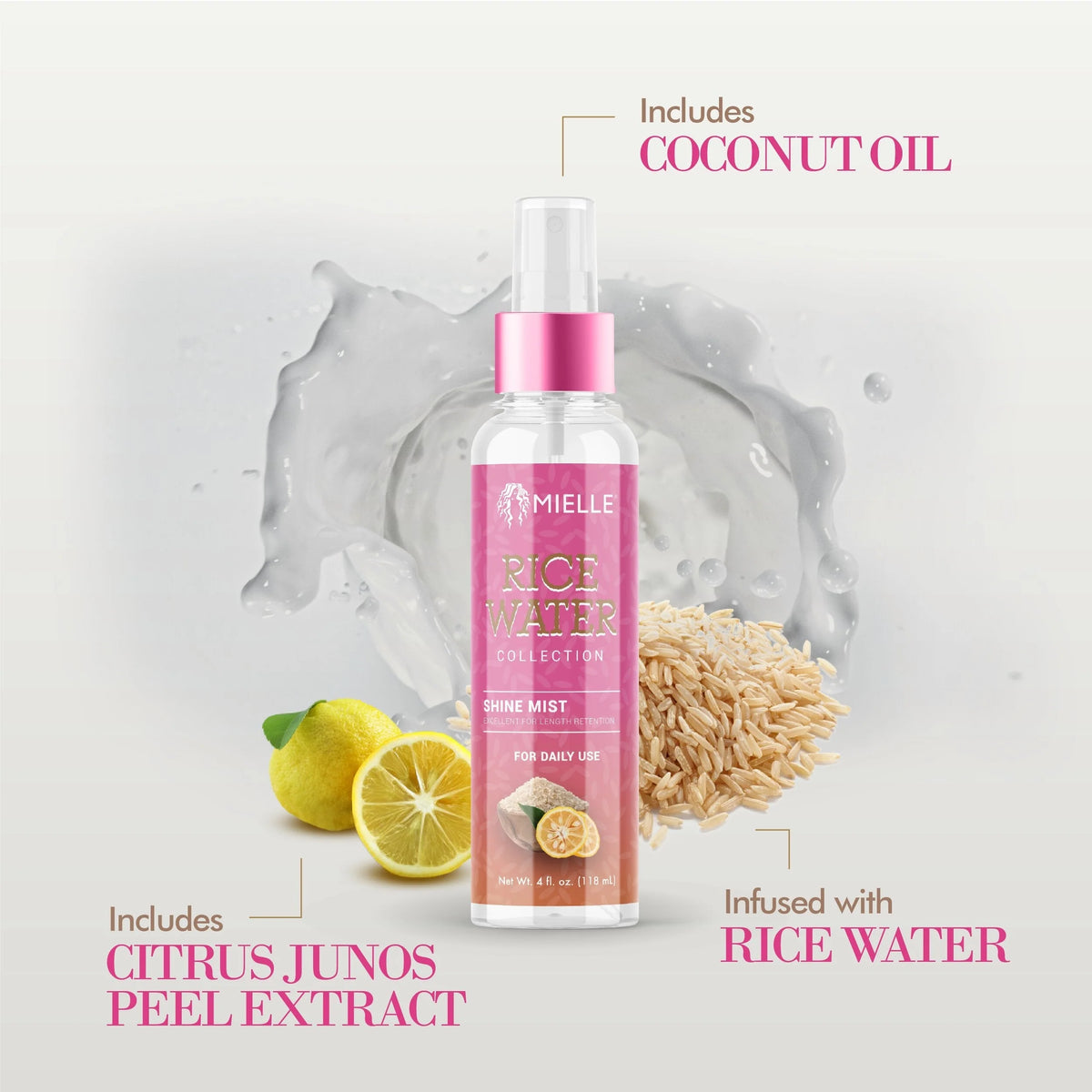 Mielle Organics Rice Water Shine Mist