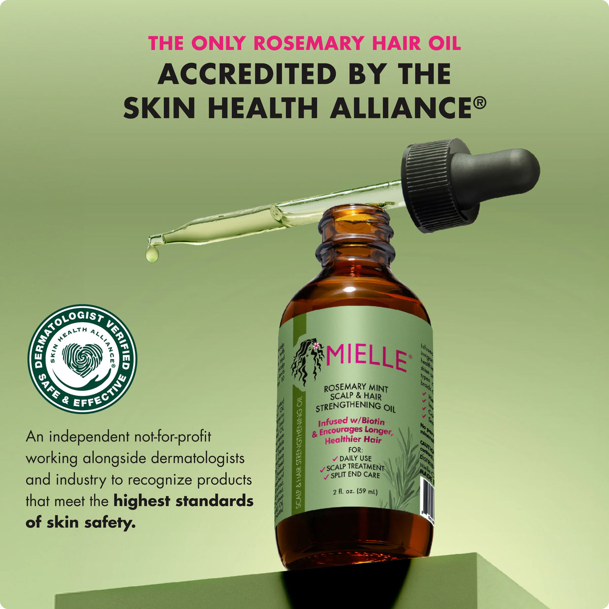 Mielle Organics Rosemary Mint Scalp And Hair Strengthening Oil