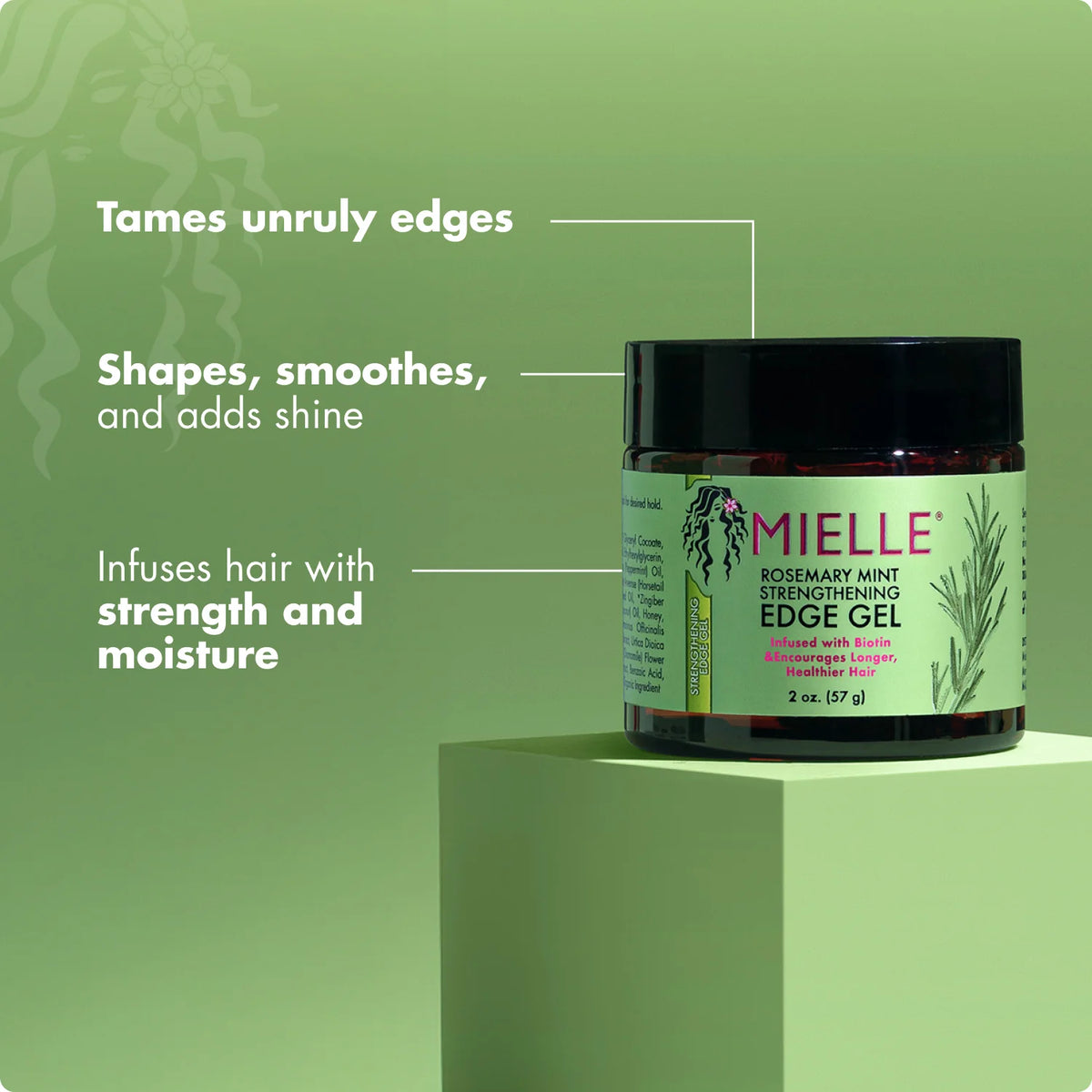 Mielle Organics Rosemary Mint Strengthening Edge Gel