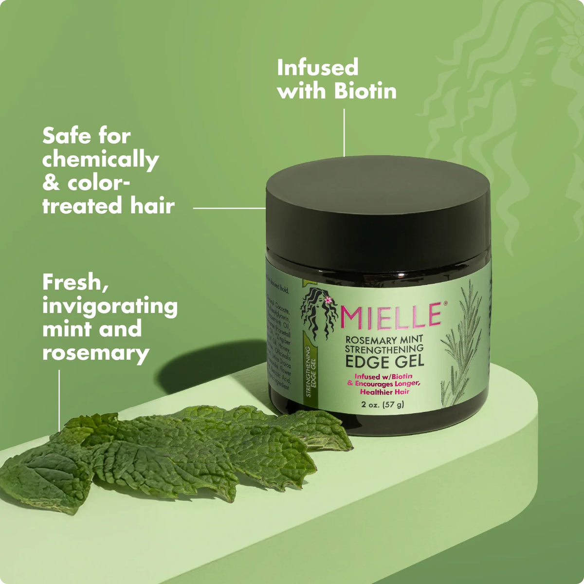 Mielle Organics Rosemary Mint Strengthening Edge Gel