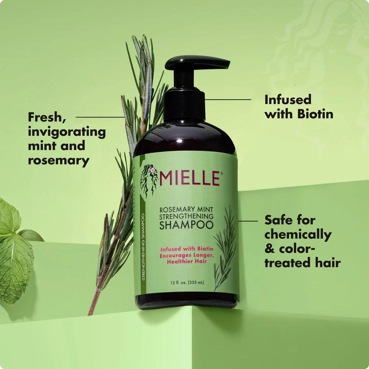 Mielle Organics Rosemary Mint Strengthening Shampoo