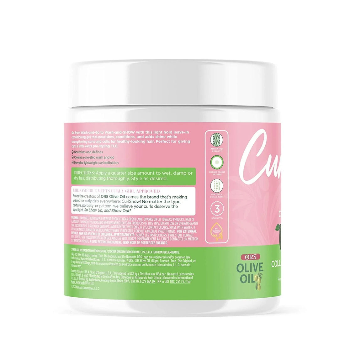 Ors Olive Oil Curlshow 2 in 1 Leave-In Conditioner Gel