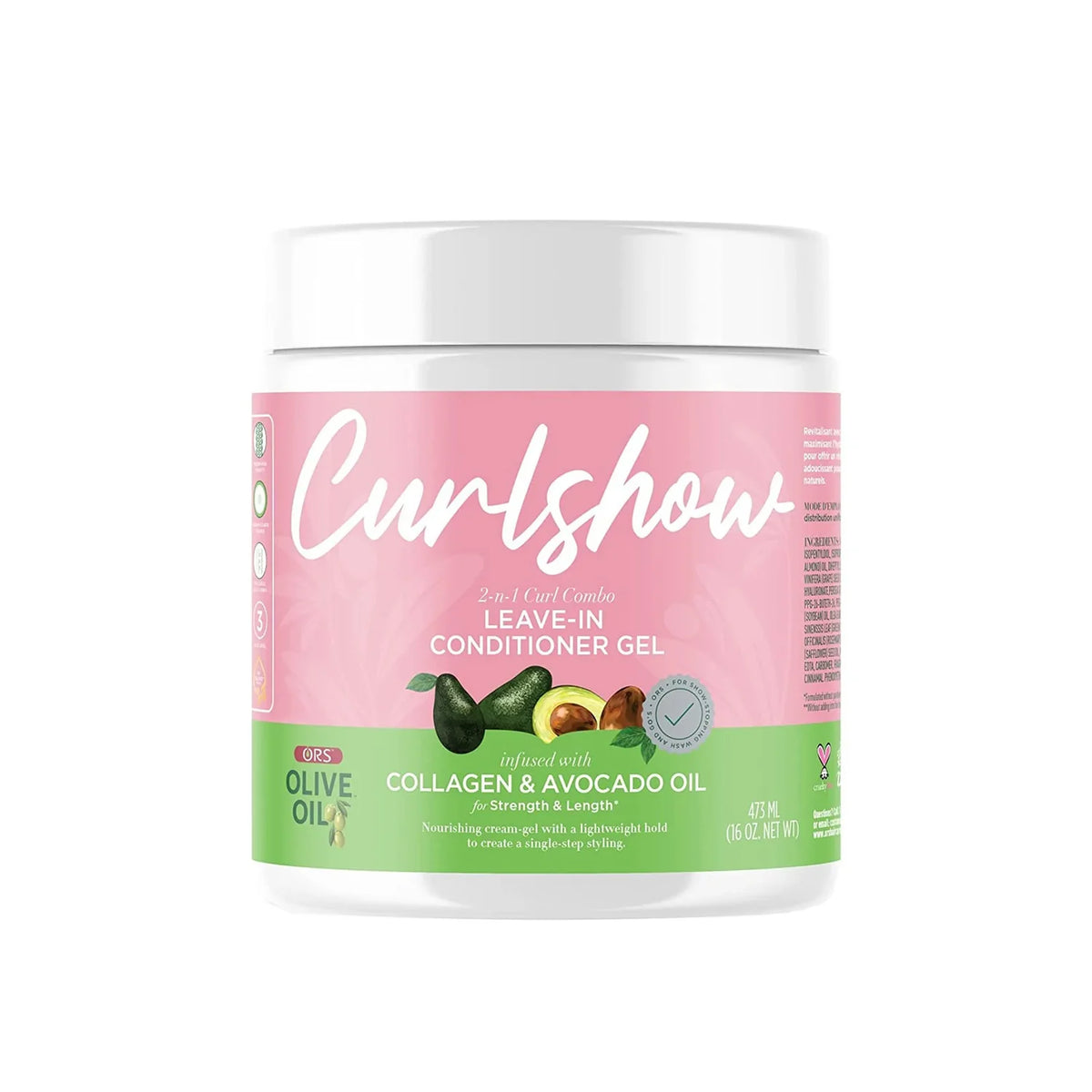 Ors Olive Oil Curlshow 2 in 1 Leave-In Conditioner Gel