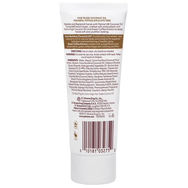 Palmer's Coconut Oil Hand Cream