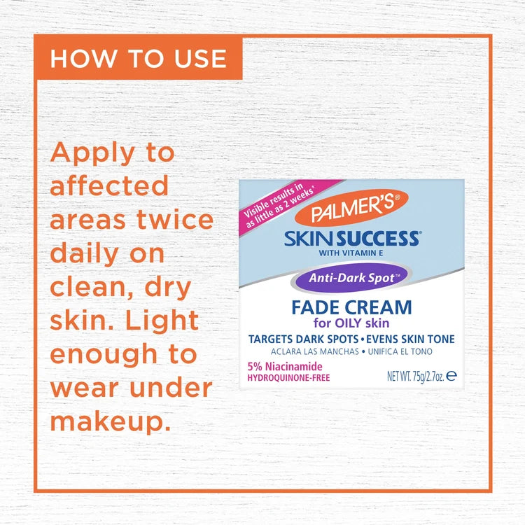 Palmer's Skin Success Anti-dark Spot Fade Cream Oily Skin