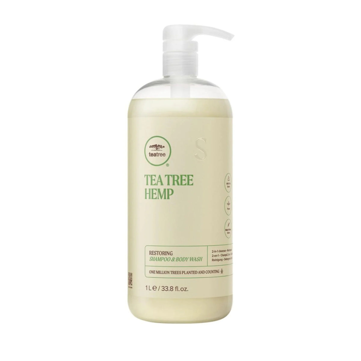 Paul Mitchell Tea Tree Hemp Restoring Shampoo And Body Wash