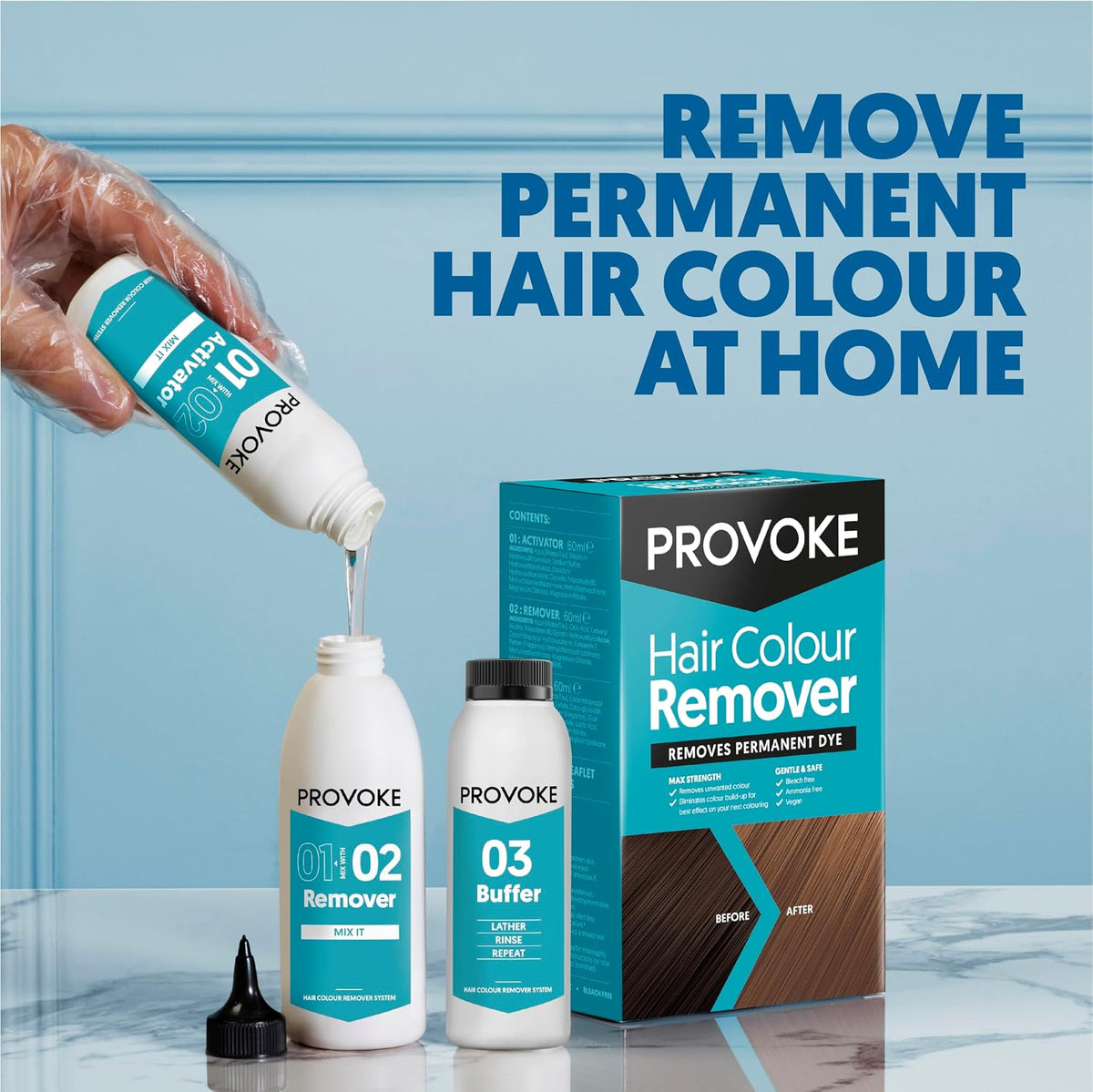 ProVoke Hair Colour Remover Kit Max Strength