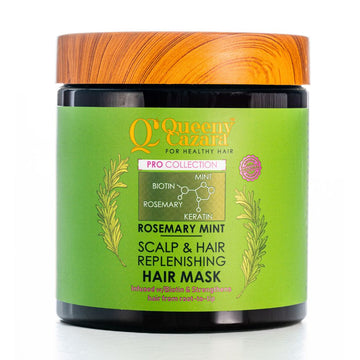 Queeny Cazara Rosemary Mint Scalp & Hair Replenishing Hair Mask