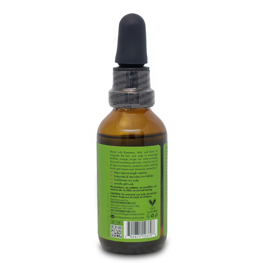Queeny Cazara Rosemary Mint Scalp & Hair Revitalizing Hair Oil