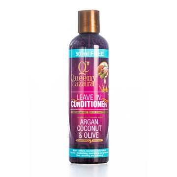 Queeny Cazara Argan, Coconut & Olive Oil Leave In Conditioner