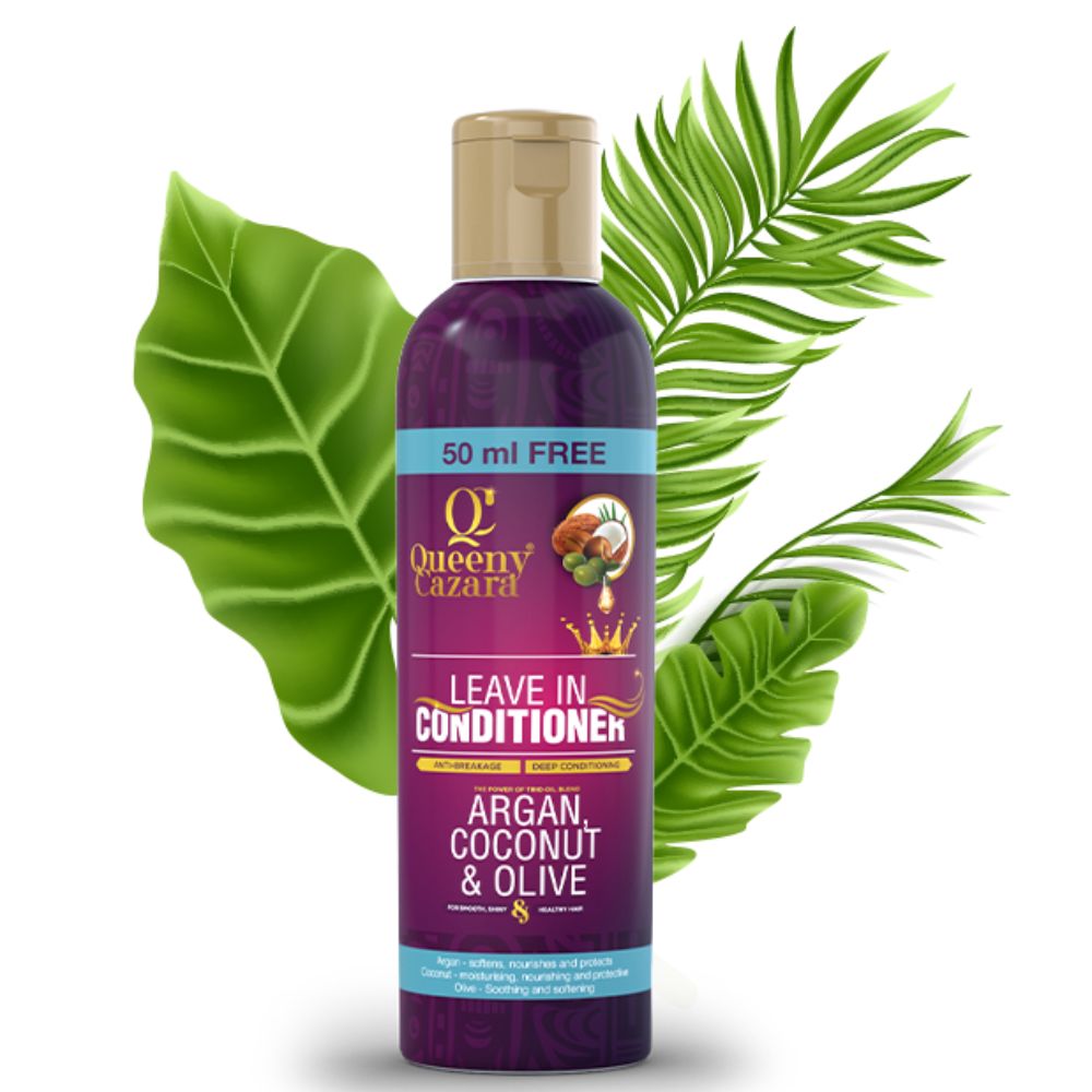 Queeny Cazara Argan, Coconut & Olive Oil Leave In Conditioner
