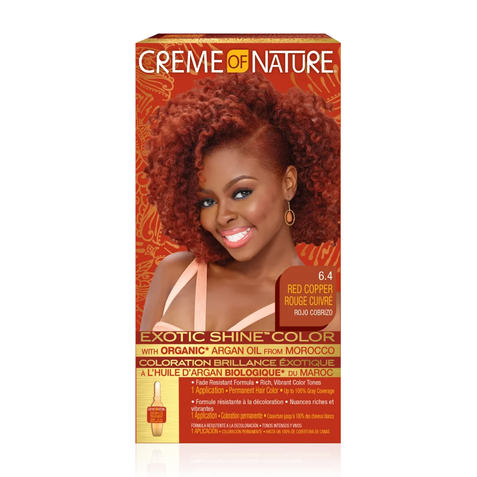 Creme Of Nature Exotic Shine Permanent Hair Colour With Argan Oil