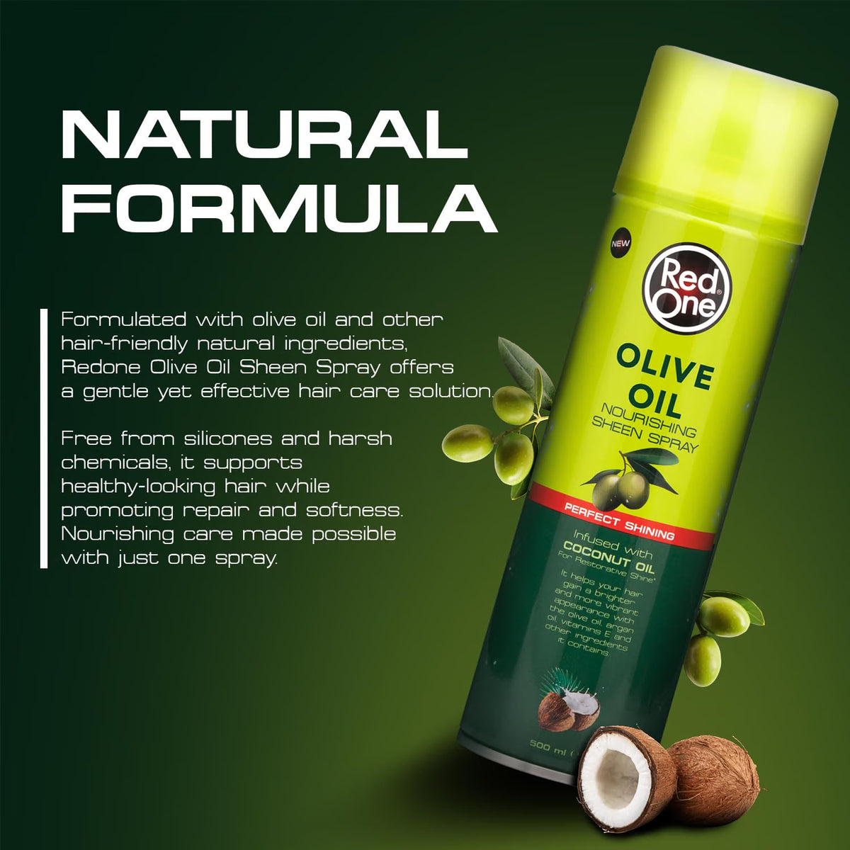 Redone Olive Oil & Coconut Oil Nourishing Sheen Spray