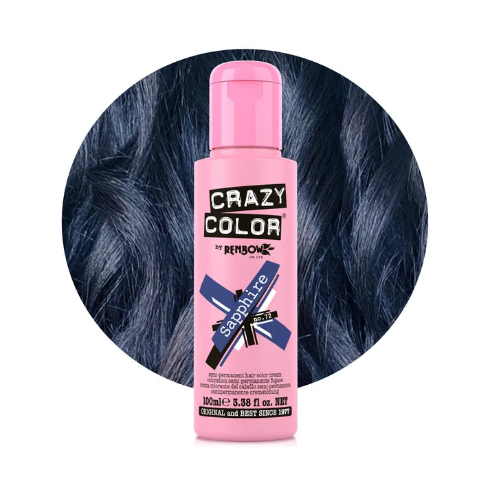 Crazy Color Semi Permanent Hair Color Cream