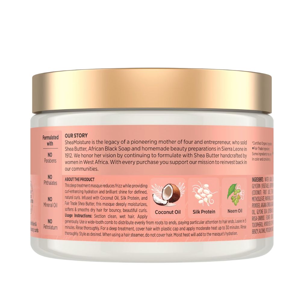 Shea Moisture Coconut & Hibiscus Curl And Shine Hair Masque