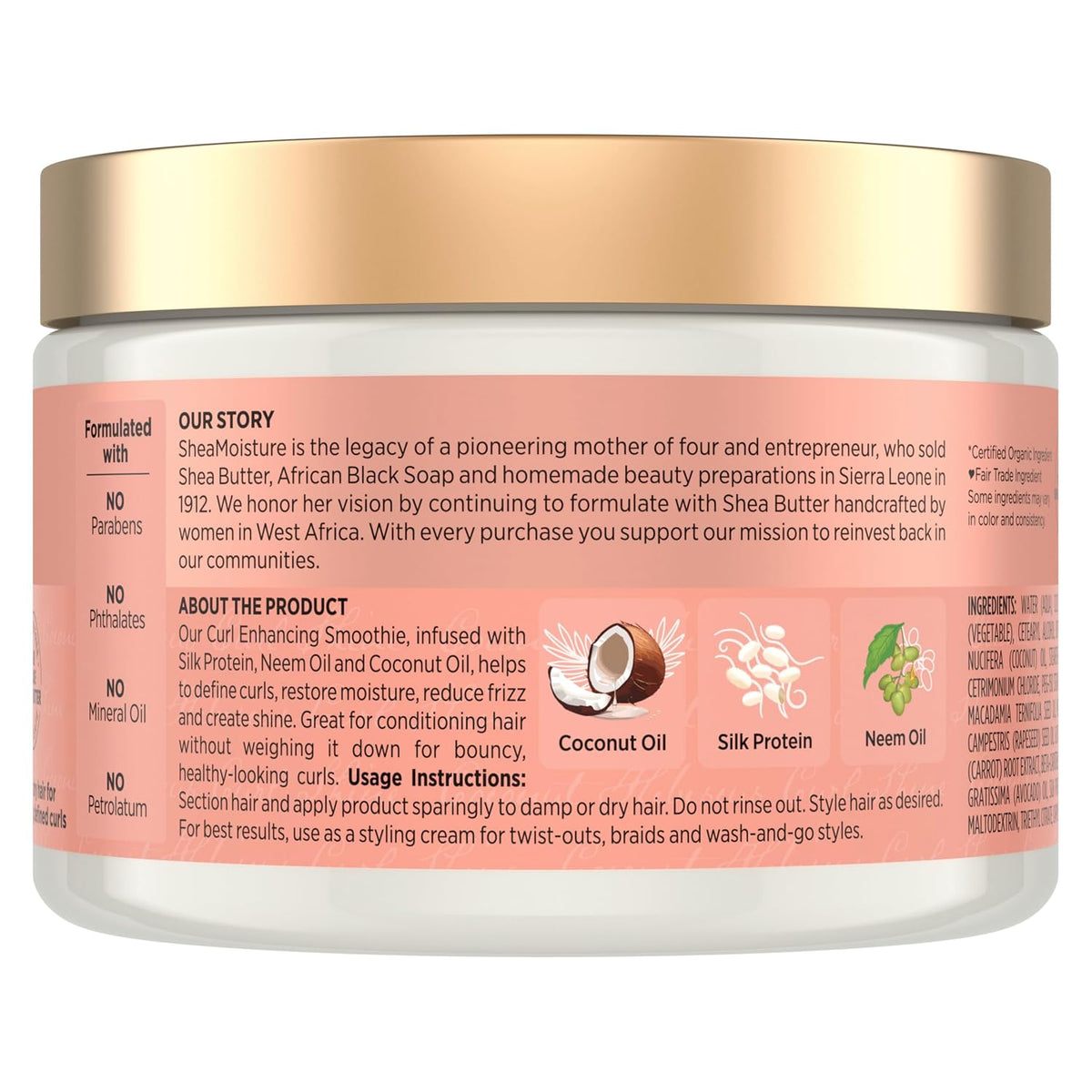 Shea Moisture Coconut & Hibiscus Curl Enhancing Smoothie