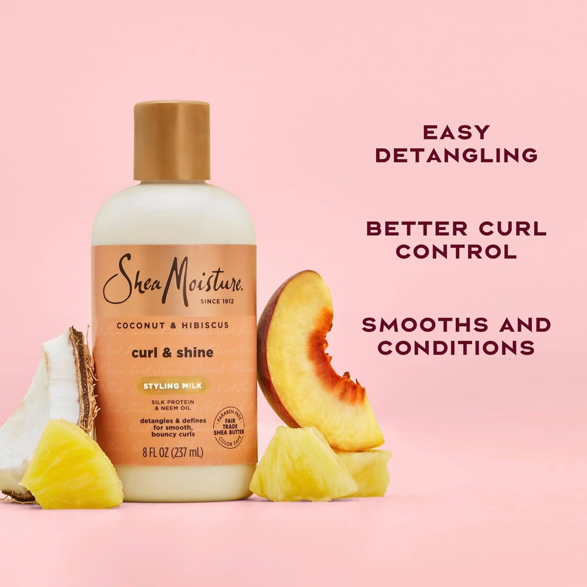 Shea Moisture Coconut & Hibiscus Curl & Style Milk