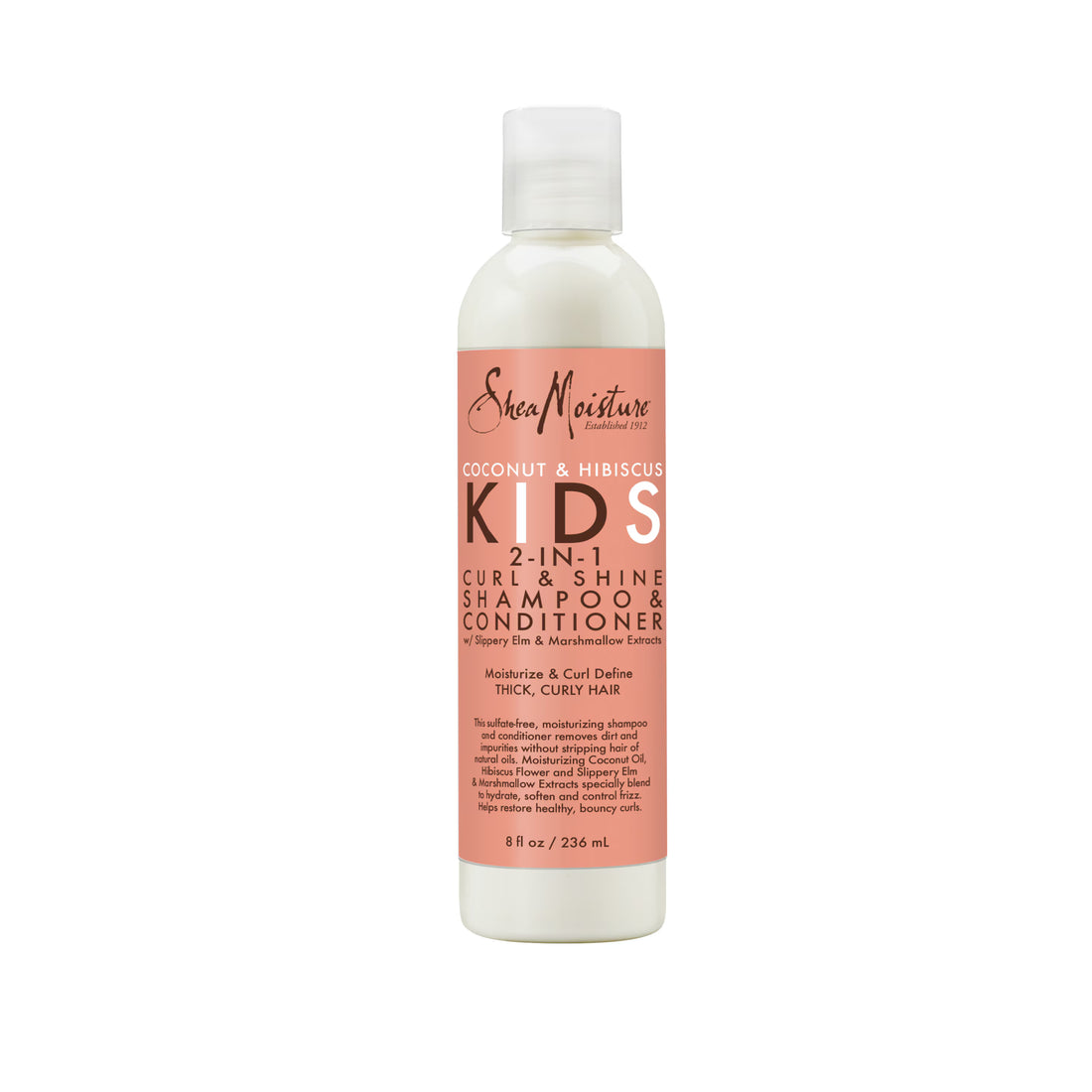 Shea Moisture Coconut & Hibiscus Kids 2 In 1 Curl & Shine Shampoo & Conditioner