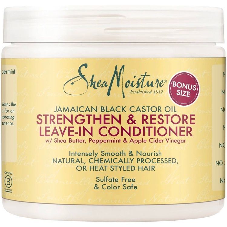 Shea Moisture Jamaican Black Castor Oil Strengthen & Restore Leave-in Conditioner