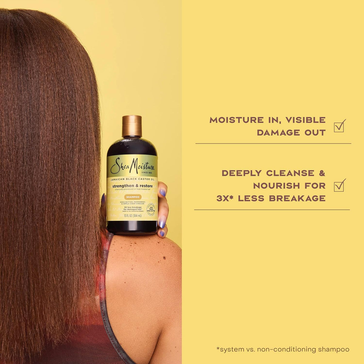 Shea Moisture Jamaican Black Castor Oil Strengthen & Restore Shampoo