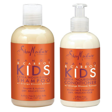 Shea Moisture Mango & Carrot Kids Extra-nourishing Shampoo & Conditioner Duo Pack