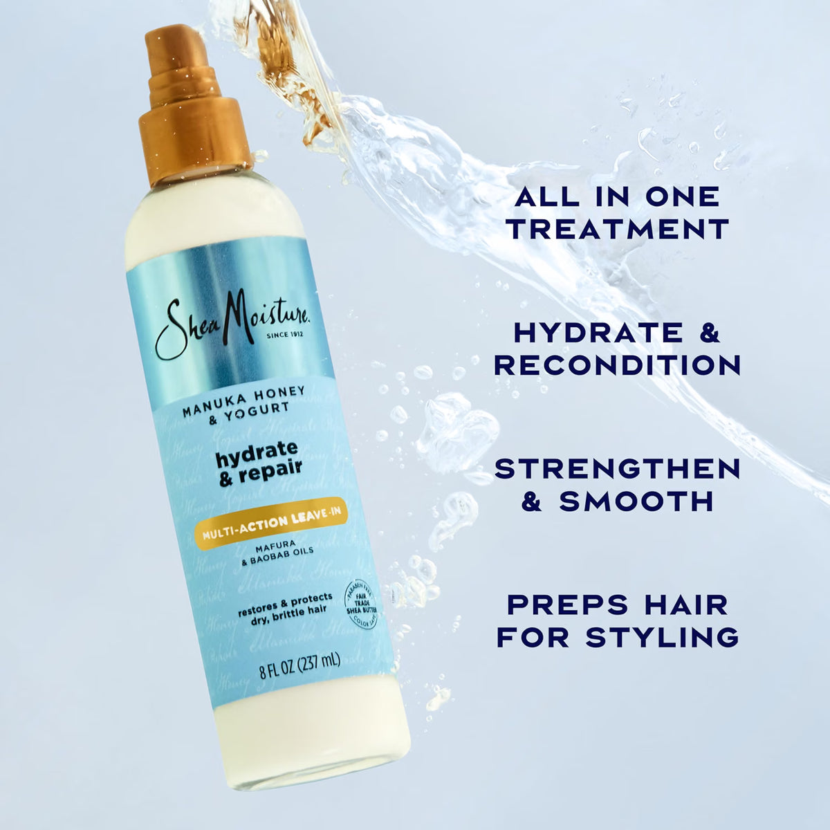 Shea Moisture Manuka Honey and Yogurt Hydrate + Repair Multi-action Leave-in