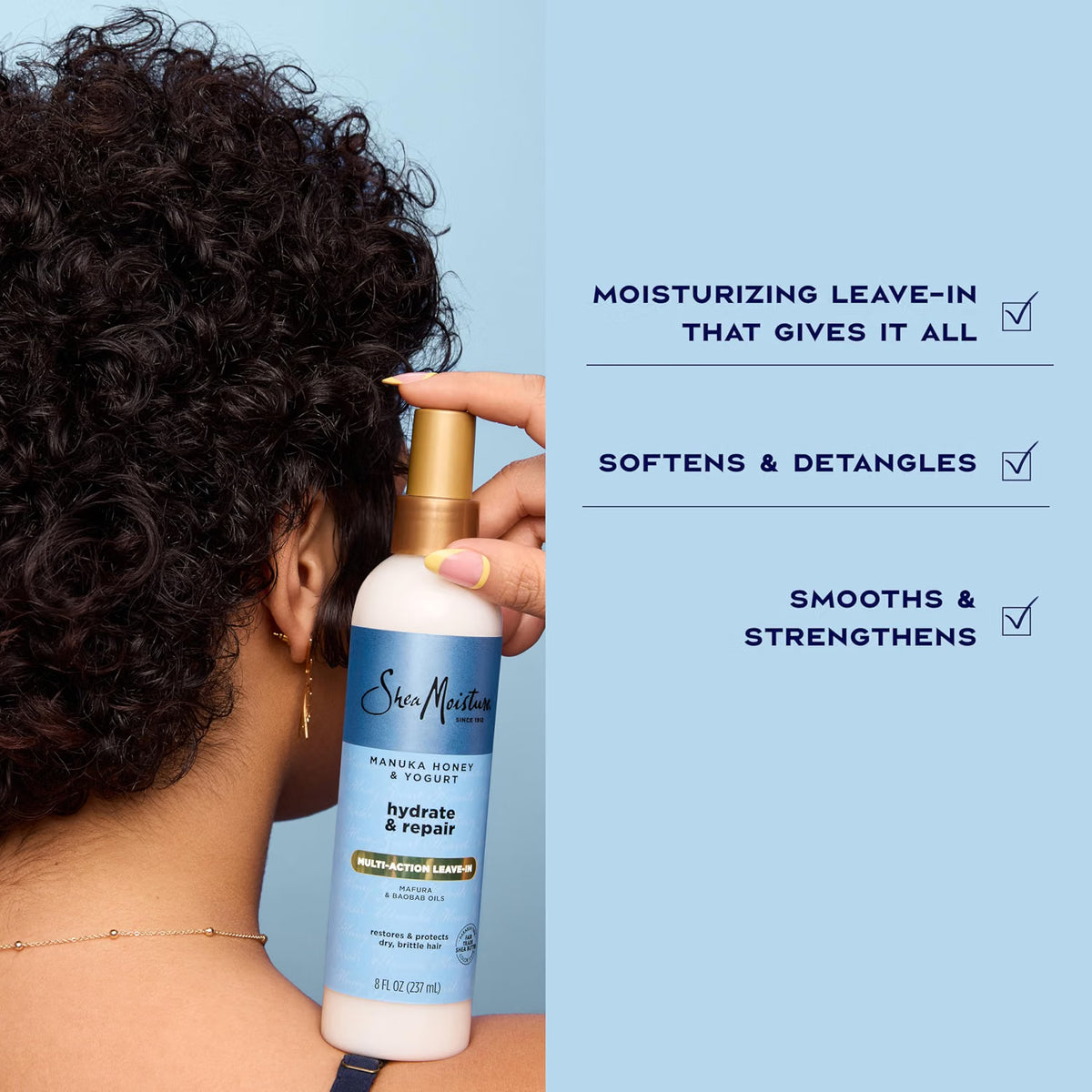 Shea Moisture Manuka Honey and Yogurt Hydrate + Repair Multi-action Leave-in