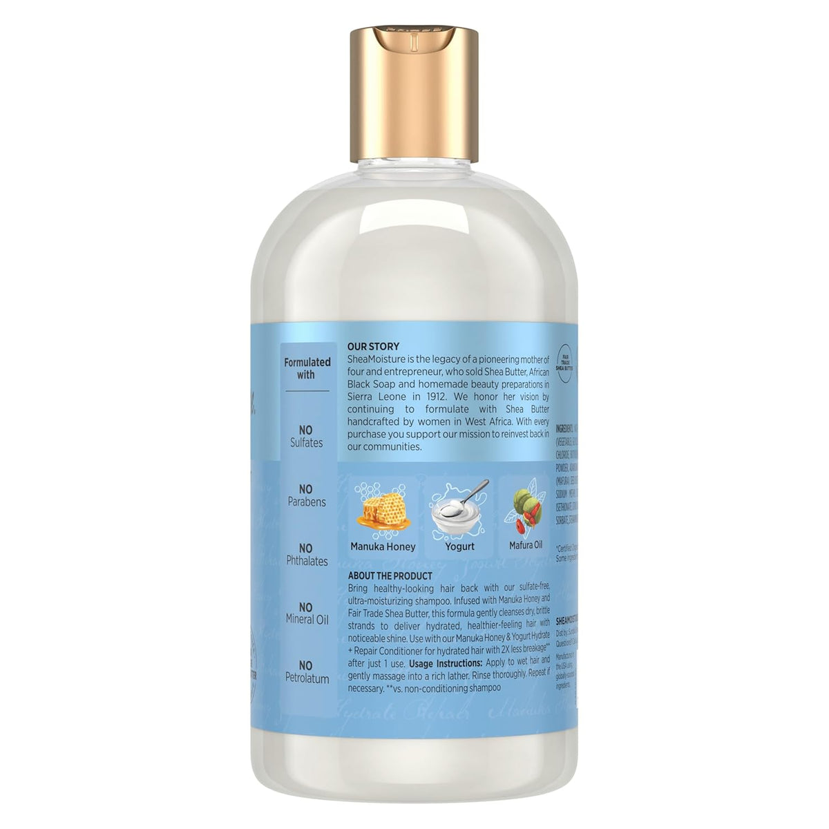 Shea Moisture Manuka Honey and Yogurt Hydrate + Repair Shampoo