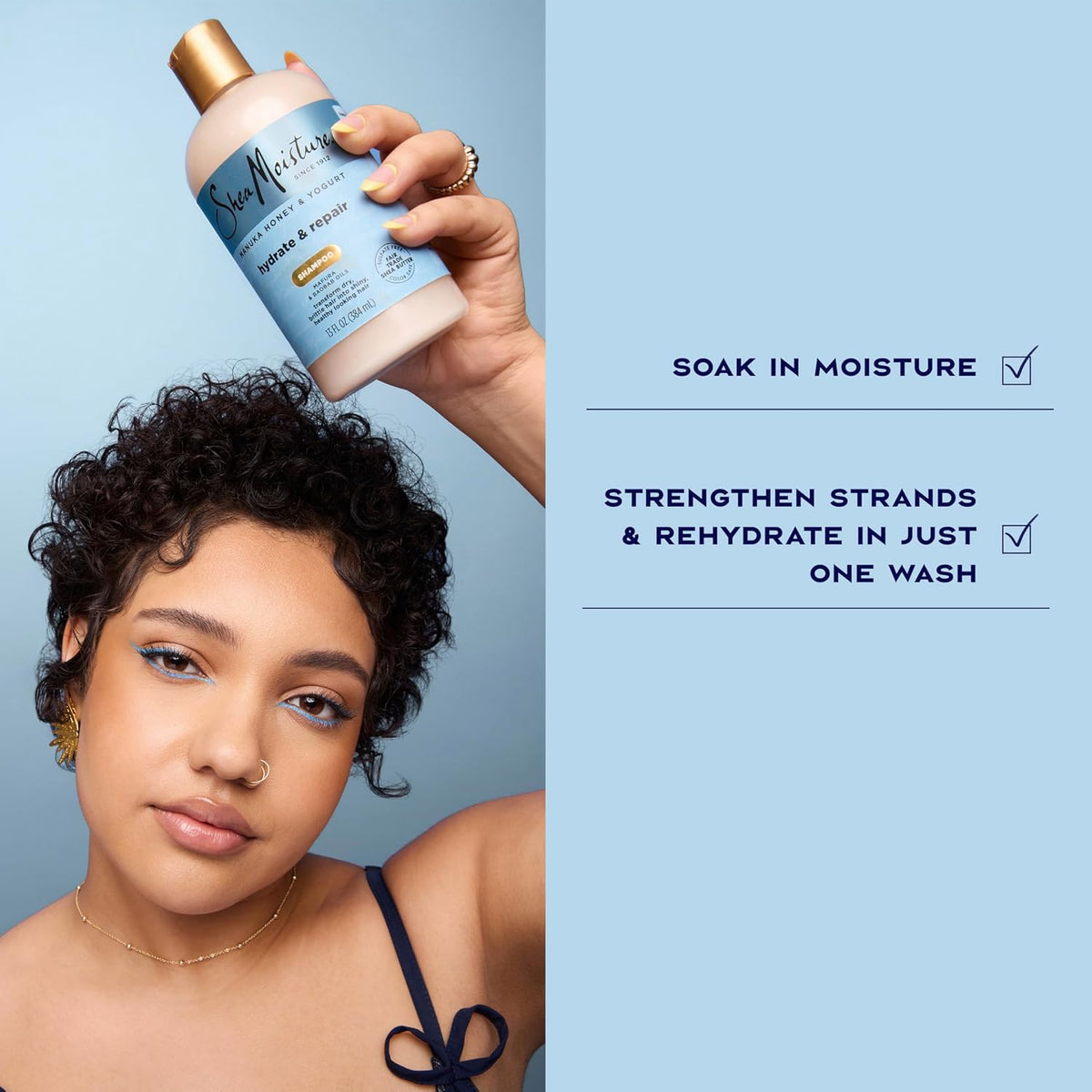 Shea Moisture Manuka Honey and Yogurt Hydrate + Repair Shampoo