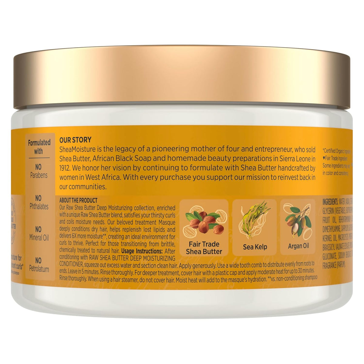 Shea Moisture Raw Shea Butter Deep Treatment Masque