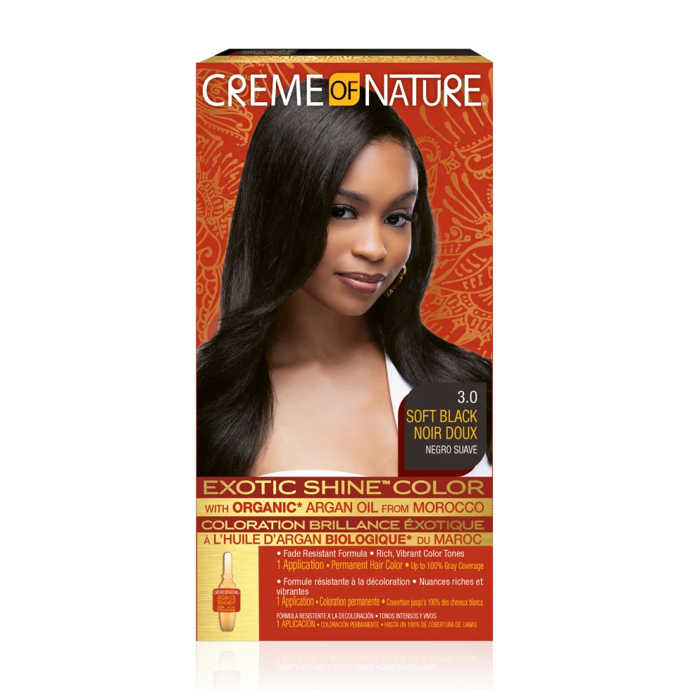 Creme Of Nature Exotic Shine Permanent Hair Colour With Argan Oil