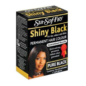 Sta Sof Fro Shiny Black Permanent Hair Colour Liquid