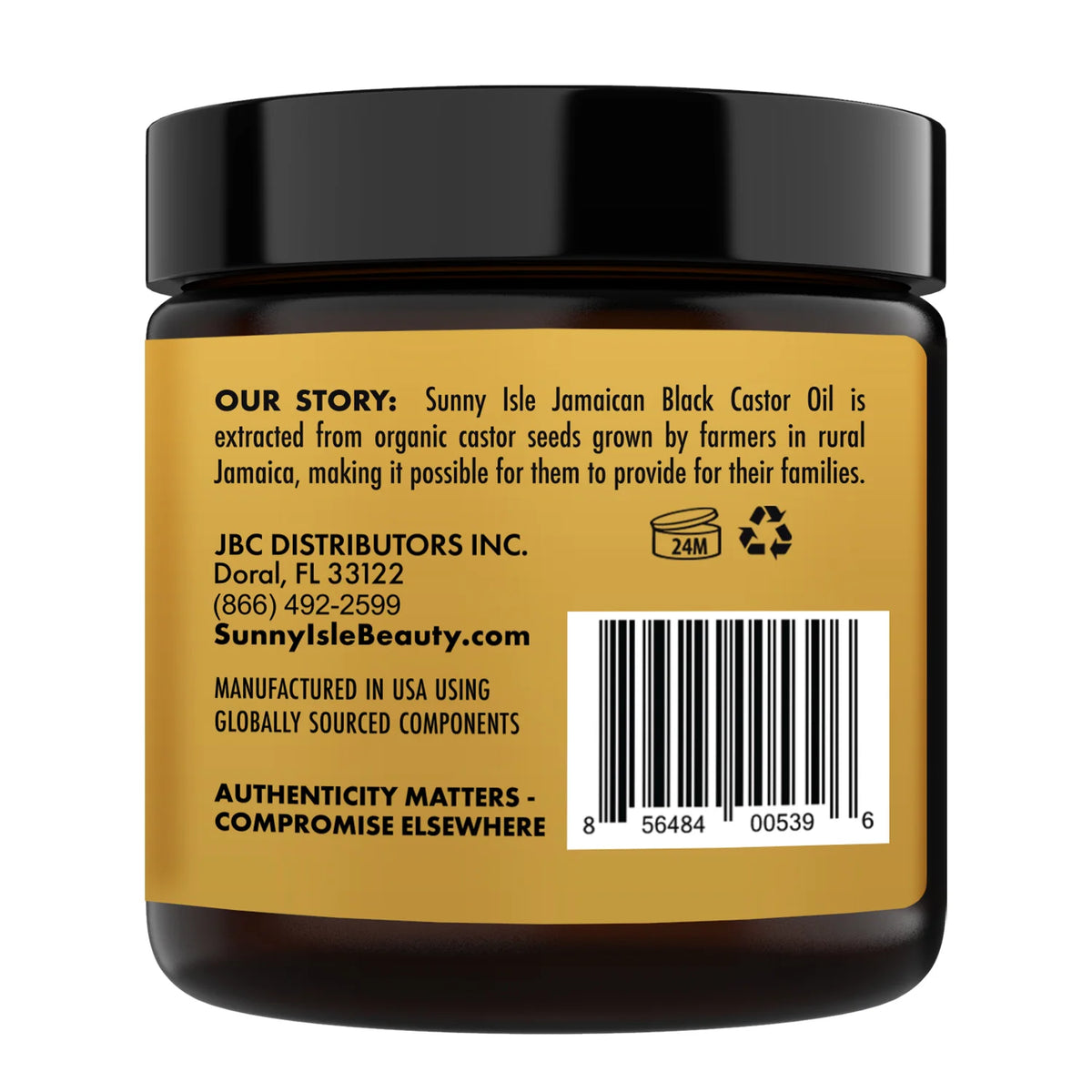 Sunny Isle Jamaican Black Castor Oil Extra Dark Hair Food Pomade
