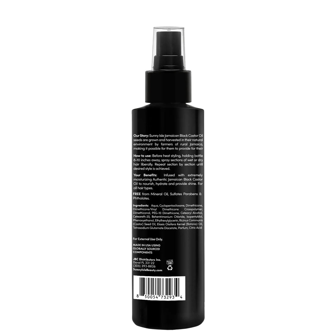 Sunny Isle Jamaican Black Castor Oil Heat Protect Thermal Spray