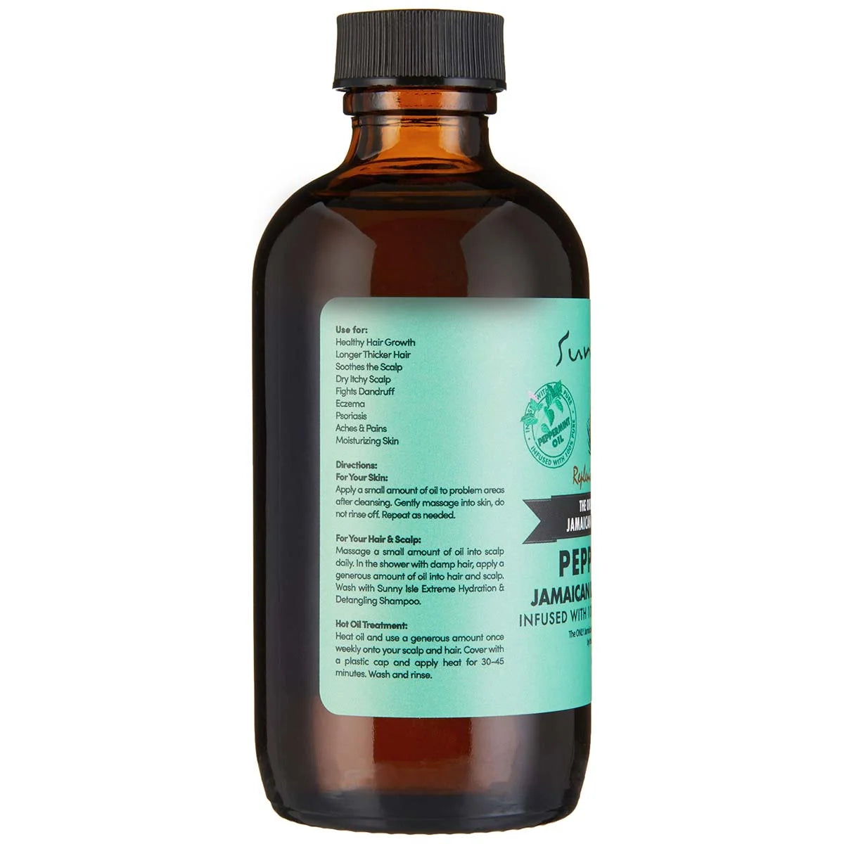 Sunny Isle Jamaican Black Castor Oil With Peppermint