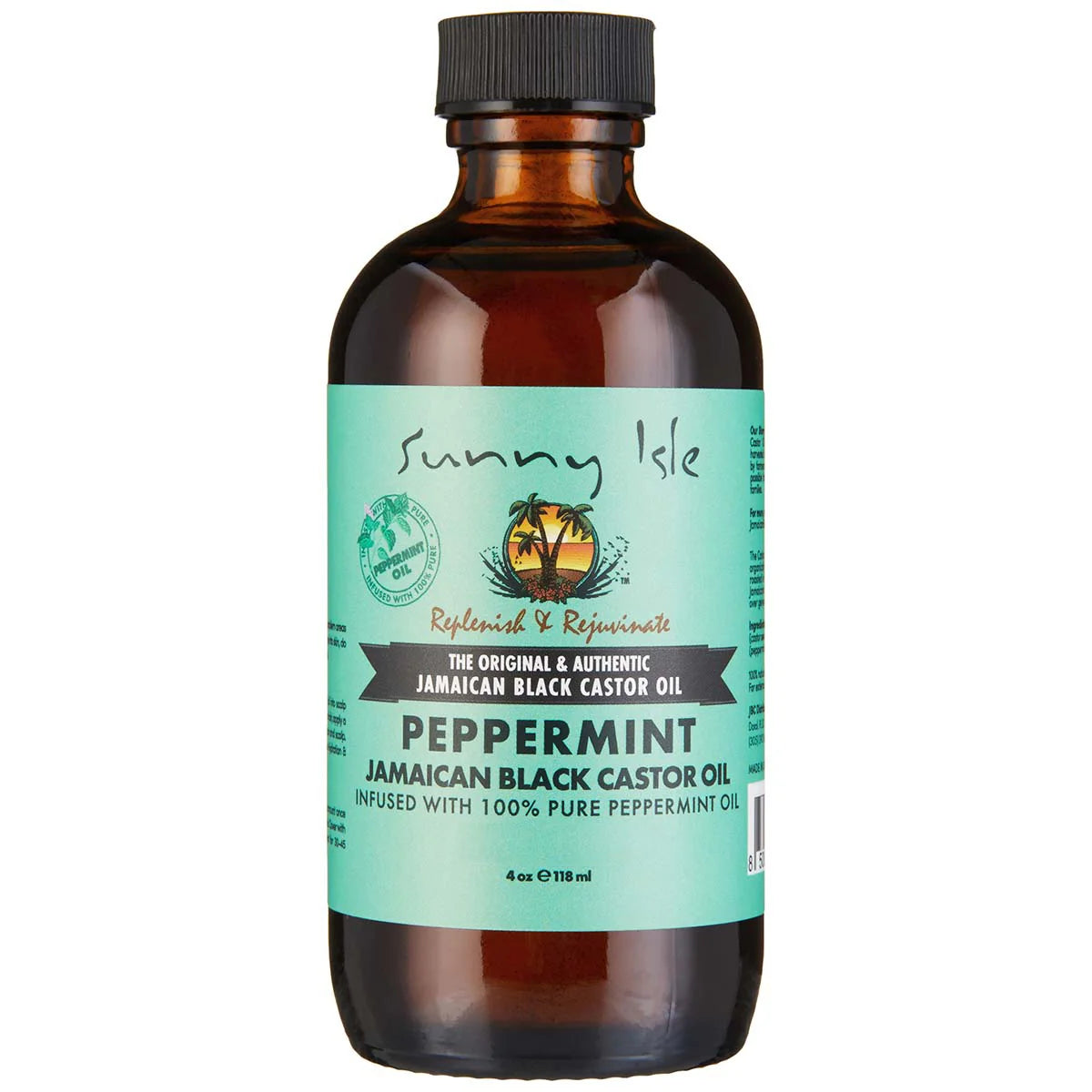 Sunny Isle Jamaican Black Castor Oil With Peppermint