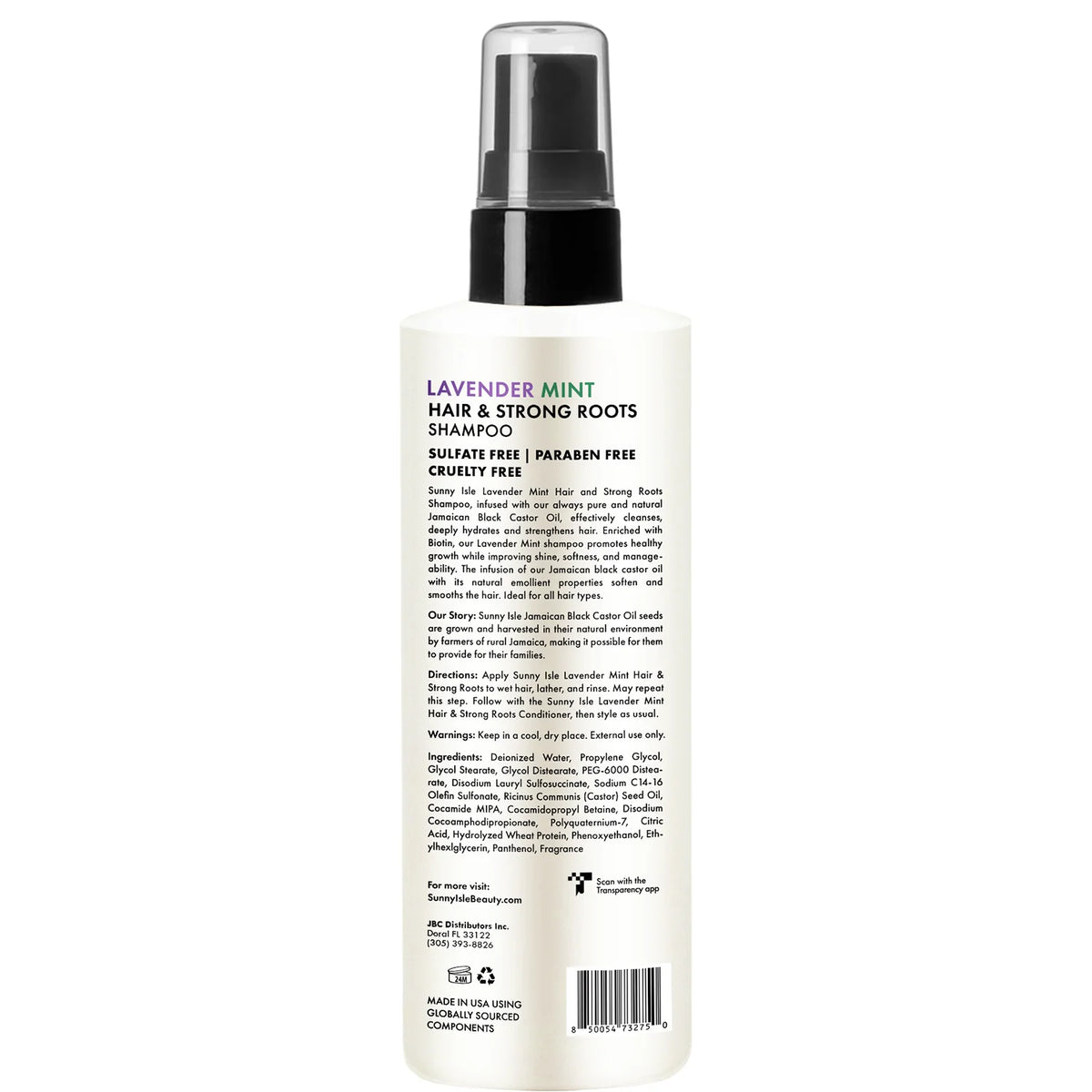 Sunny Isle Lavender Mint Hair & Strong Roots Leave-In Detangler