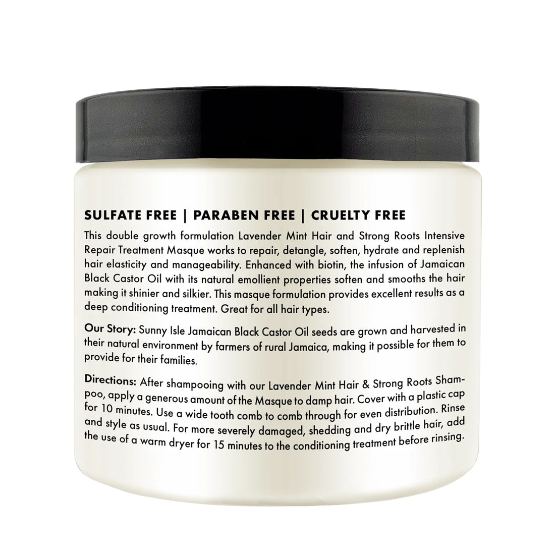 Sunny Isle Lavender Mint Hair & Strong Roots Masque