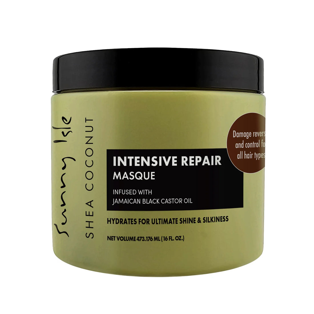 Sunny Isle Shea Coconut Intensive Repair Masque Infused With JBCO