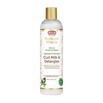 African Pride Moisture Miracle Aloe & Coconut Water Curl Milk & Detangler